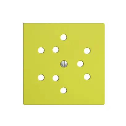 Frontplatte EDIZIOdue 3×T12 lemon 