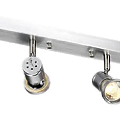 Plafoniera/lpda a muro ASTO, 4×GU10 75W IP20 alu spazzolato 