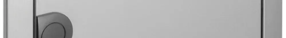 Cornice con porta Hager volta 1-fila 348×356×9mm IP30 acciaio affinato 