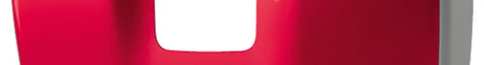 Cornice frontale MENNEKES AMTRON 4You/4Business rosso ciliegia (cherry red) 