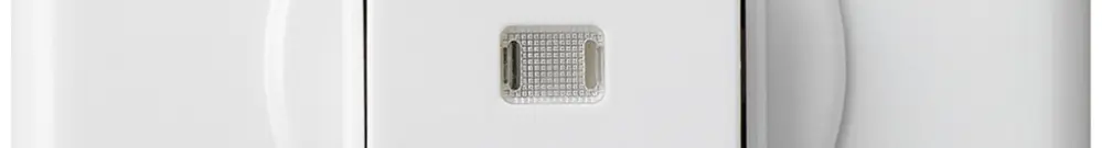 Kit frontale INC basico bianco con lente86×86mm 