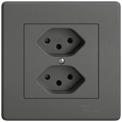 Prise ENC EDIZIO.liv SNAPFIX® 2×T13 grf 