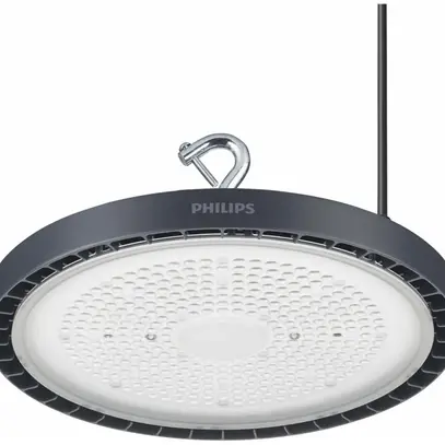 Proiettore capannone LED CoreLine BY121P 72W 10500lm 6500K IP65 VWB DALI grigio 