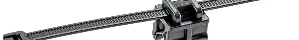 Clip di bordo PAN c.fascetta PLT2S-300 fissaggio bordo 3…6mm a piombo 