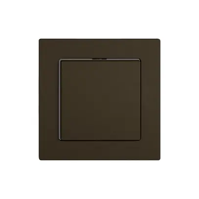 Kit di montaggio EDIZIO.liv SNAPFIX® interr.e cont.c.1 tasto lente lat.ma 