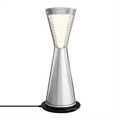Lampada da tavolo a batteria X8 by xoxo, 3W, 2700K, argento 