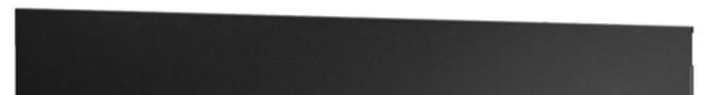 Pannello laterale Easy Rack 42UA profondità 1000mm suddiviso nero 2 pezzi 