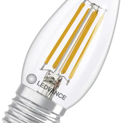 Lampada LED LEDVANCE CLASSIC B E27 3.4W 470lm 827 REG B10.5 chiaro Ø35×95mm 