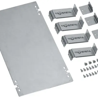Placca di montaggio Hager univers N per kit 450×250mm con manico di montaggio 