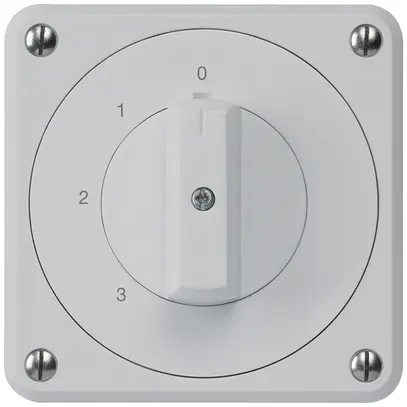 Interruttore rotativo INC robusto IP55 S5/1P grigio per combinazione 