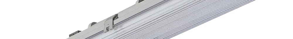 Luminaire p.locaux hum.Sylvania SYLPROOF G13 2×6.6W 1500lm 840 IP65 670×99mm gr 