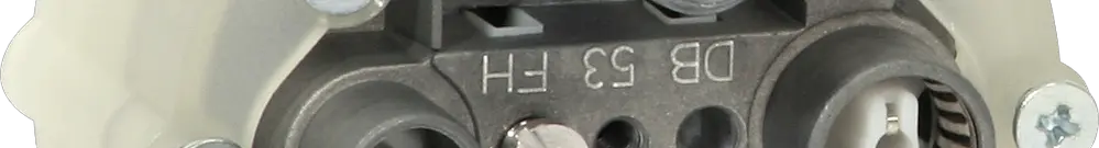 Prise d'antenne SAT/TV/R DB53K isolée avec raccordement SAT-F 