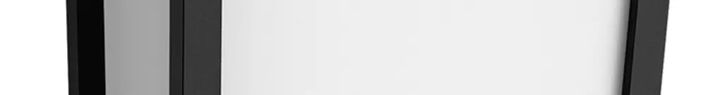 LED-Wandleuchte Philips Shroud Solar FR IR SEN 2.3W 250lm 827 IP44 schwarz 