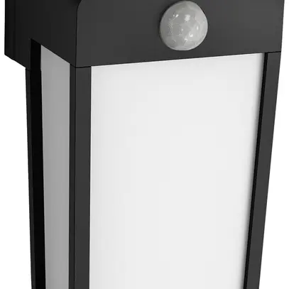 LED-Wandleuchte Philips Shroud Solar FR IR SEN 2.3W 250lm 827 IP44 schwarz 