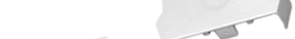 Couverture finale DUS®IP20 pour barre profilée, blanc 