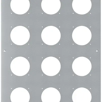 UP-Montageplatte robusto 4×3 Aluminium, natur 
