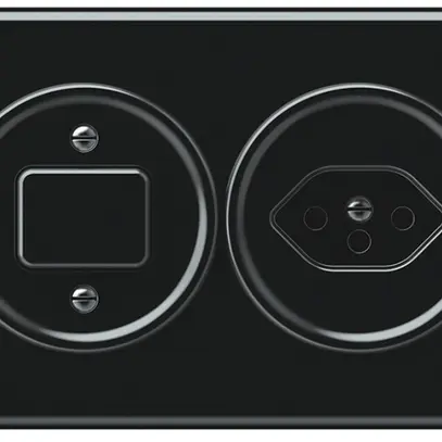 Combinazione INC origin sch 3/1L + 1×T13 148×88mm nero 