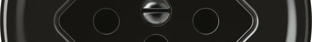 Presa origin 1×tipo 13 10A 230V 60×60mm nero 