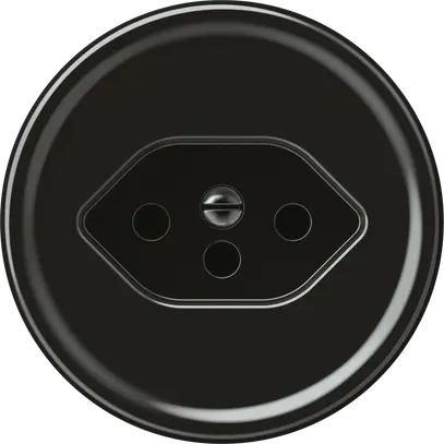 Presa origin 1×tipo 13 10A 230V 60×60mm nero 