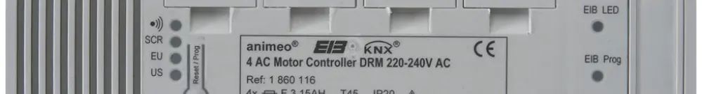 Comando motore AMD KNX animeo IB+ 4 AC Motor Controller DRM 