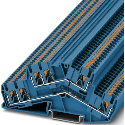 Borne 2 étages PX 0.14…4mm² PTTBS 2.5-TWIN BU 