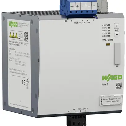EB-Stromversorgung WAGO Pro 2 180…264V 255…373V 24…28V 40A 960W 7TE 