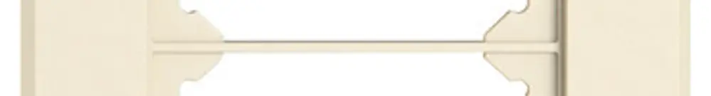 Telaio di copertura INC EDIZIO.liv SNAPFIX® 4×1/1×4 96×276mm cr 
