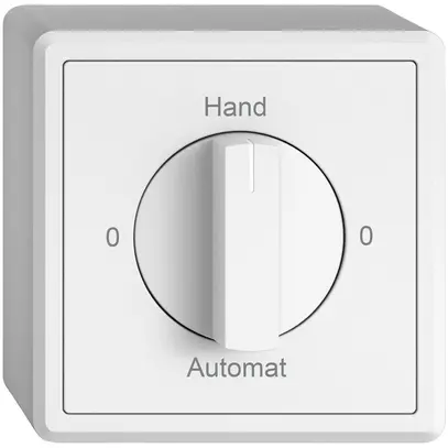 Interrupteur rotatif AP EDIZIO.liv SNAPFIX® manette 2/1L 0-Hand-0-Automat bc 