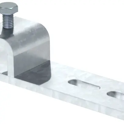 Pezzo di fissaggio Bettermann 20×153mm zincato a caldo a immersione 