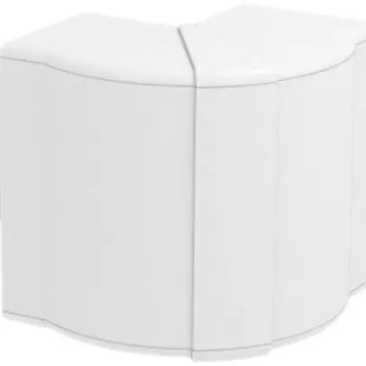 Angle extérieur Bettermann GKH 70×130mm, variable, sans halogènes blanc pur 