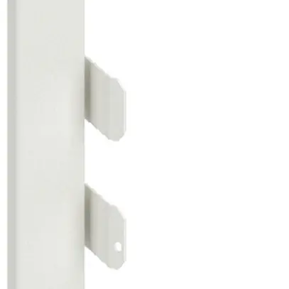 Wandanschlussblende tehalit für BR/H/N/A 68×170mm Oberteil 120mm verkehrsweiss 