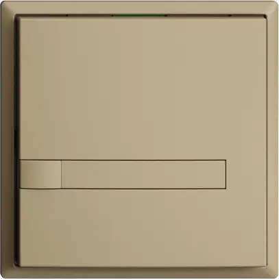 Pulsante INC KNX 1×EDIZIOdue sand RGB senza LED con inserto carta 