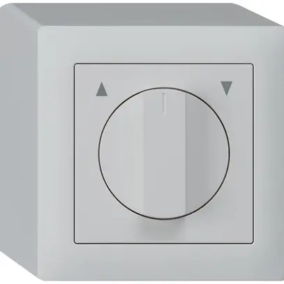 Interruttore/tasto rotativo AP per tapparella kallysto grigio chiaro 