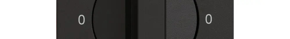 Montageset EDIZIO.liv SNAPFIX® f.Drehschalter m.Griff 0-Inverno-0-Estate sz 