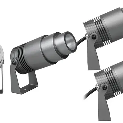 Projecteur LED ZOOM LORIS 230V 12W 550lm 2700K IP67 noir 