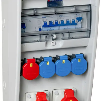 Distributeur de courant DEM DB33739 40A 3×LS 1×FI 2×T23 1×T25 2×16A 