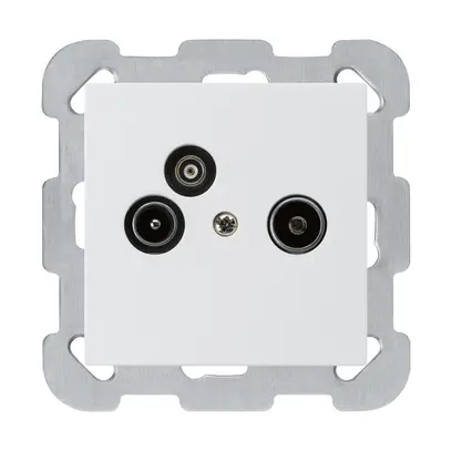 Prise d'antenne ENC R/TV-données kallysto B 19dB blanc 