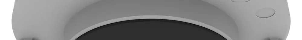 Elemento frontale Spotbox Mini Flex Ø95mm per calcestruzzo a vista grigio 