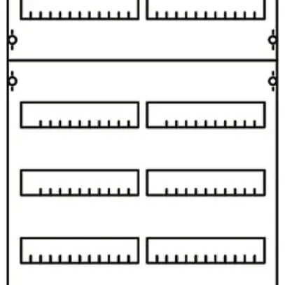 Modulo di ampliamento AMD ABB 2V4A, per distrib.CombiLine 2-campi 8-file 192UM 