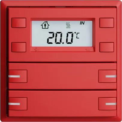 UP-RTH-Taster KNX 4-fach EDIZIOdue F berry, mit LED RGB 