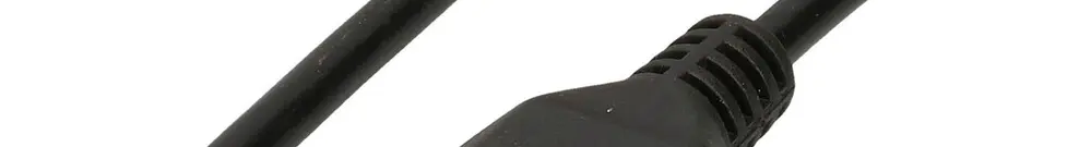 Câble de raccordement MAX HAURI PVC 10A 230V 2×1mm² T11 embout de câble 5m noir 