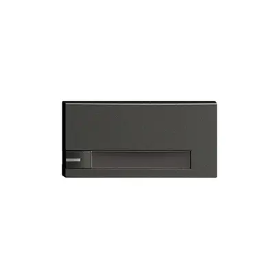 Touche 1/2 KNX/électron.a.LED+ pap.EDIZIOdue commande 1×noir 