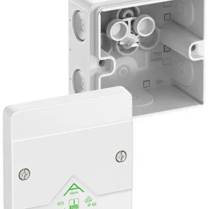 Scatola di derivazione AP Spelsberg Abox 025-L/w 87×87×52mm IP66 bi 