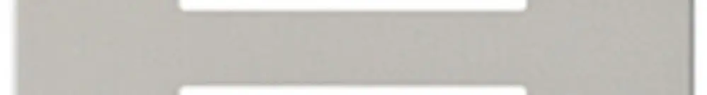 Intestazione INC Legrand Arteor 4×1, verticale, pearl alu 