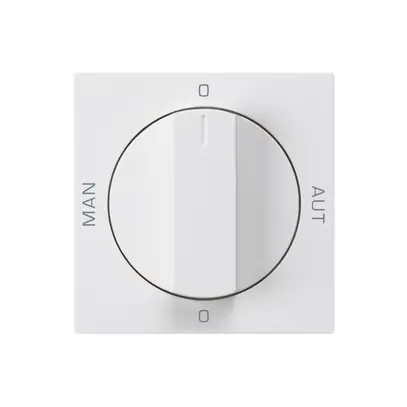 Intérieur pour interrupteur rotatif 0-Man-0-Aut. kallysto 2/1L blanc a.manette 