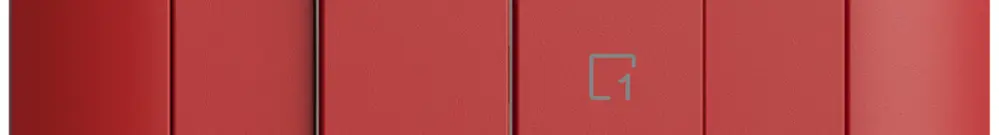 Station secondaire ENC 1K/2T pour interrupteur scène Edue Wiser berry 