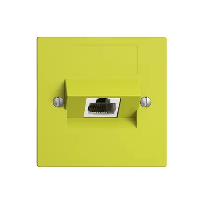 Presa INC 1×RJ45/s 8P ITplus EDIZIOdue lemon 