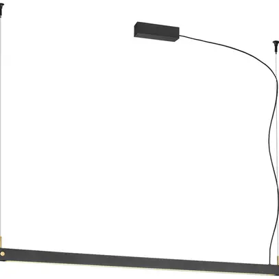 Luminaire suspendu LED SLV NOYA PHASE 32W 2025lm 2700/3000K 1200×42×40mm noir 