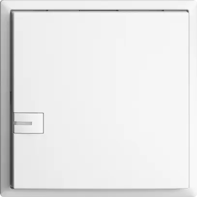 Tasto univ. INC 1×1t mors. a vite EDIZIOdue bianco con LED 