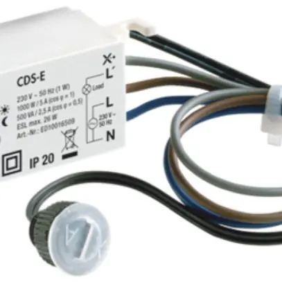 Interruttore crepuscolare ESYLUX CDS-E, bianco 